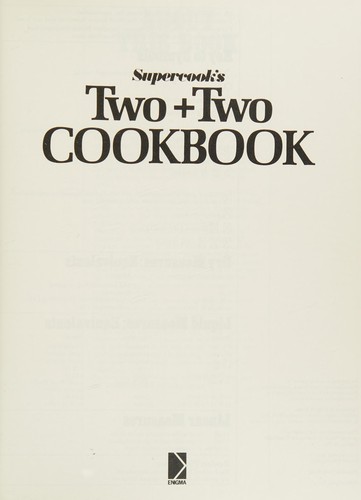 Cover for Two Plus Two Cook Book