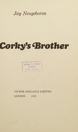 Cover for Corky's brother.