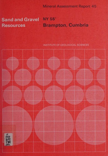 Cover for The sand and gravel resources of the country around Brampton, Cumbria