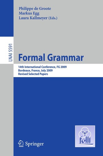 Cover for Formal grammar