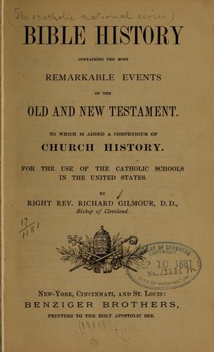 Cover for Bible history