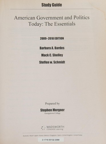 Cover for American Government and Politics Today