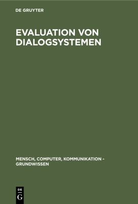 Cover for Evaluation Von Dialogsystemen