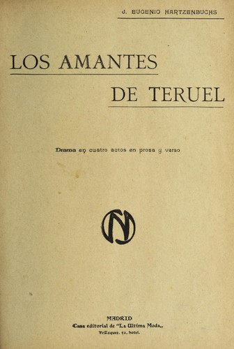 Cover for Los amantes de Teruel