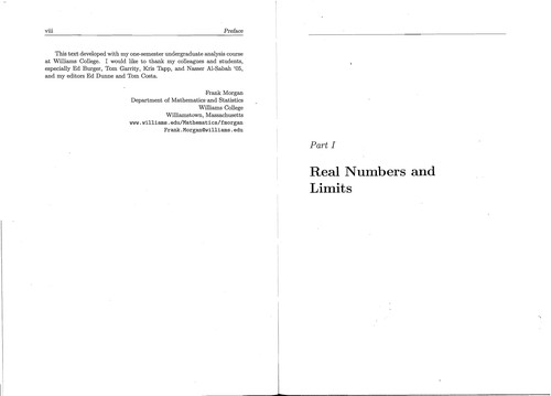 Cover for Real analysis