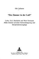 Cover for Ein Zimmer in der Luft