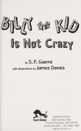 Cover for Billy the Kid is not crazy
