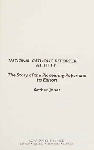 Cover for National Catholic Reporter at Fifty