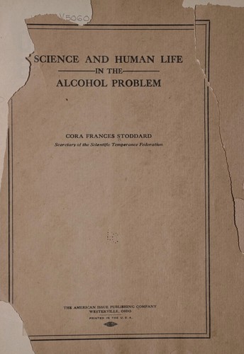 Cover for Science and human life in the alcohol problem