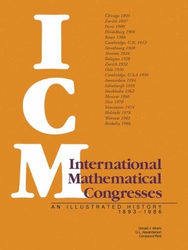 Cover for International mathematical congresses