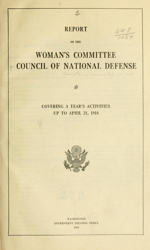 Cover for Report.