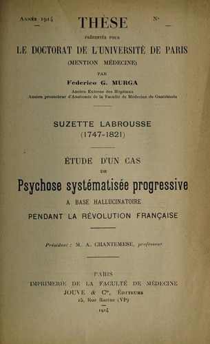 Cover for Suzette Labrousse (1747-1821)