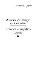 Cover for Primicias del ensayo en Colombia