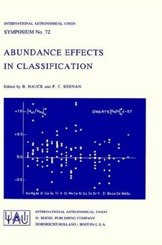 Cover for Abundance effects in classification