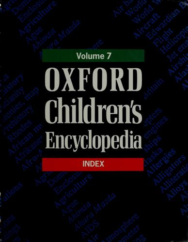 Cover for Oxford children's encyclopedia