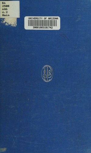 Cover for Art and the nature of architecture.