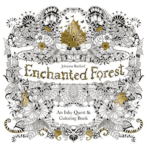 Cover for Enchanted Forest: An Inky Quest & Coloring Book