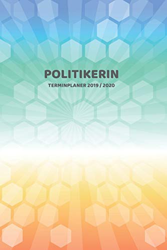 Cover for Politikerin Terminplaner 2019 2020