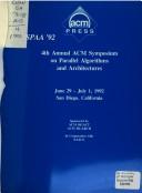 Cover for SPAA '92
