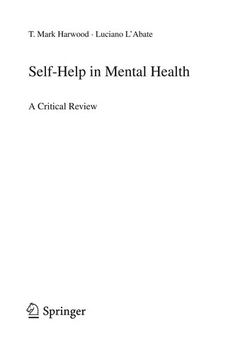 Cover for Self-Help in Mental Health