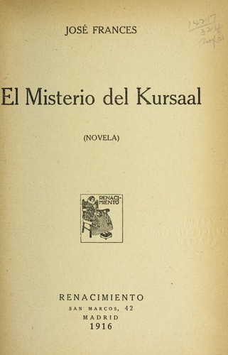 Cover for El misterio del Kursaal