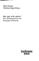Cover for Das war echt spitze!