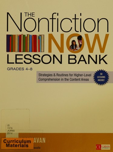 Cover for Nonfiction Now Lesson Bank, Grades 4-8