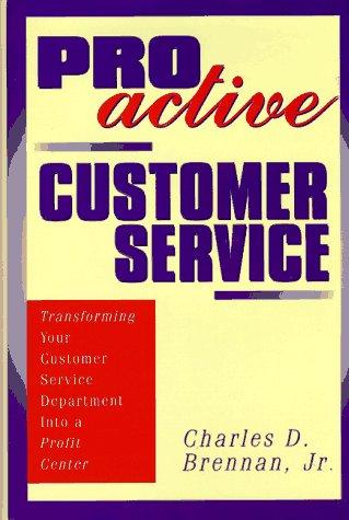 Cover for Proactive customer service
