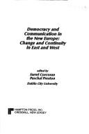 Cover for Democracy and Communication in the New Europe