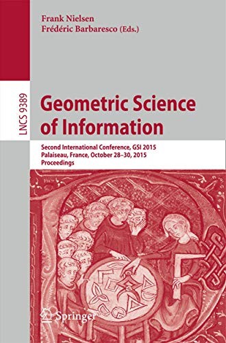 Cover for Geometric Science of Information