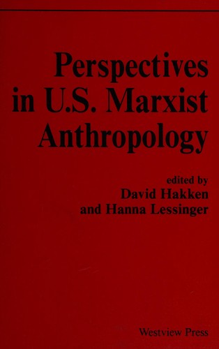 Cover for Perspectives in U.S. Marxist anthropology