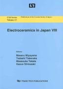 Cover for Electroceramics in Japan VIII (Key Engineering Materials)