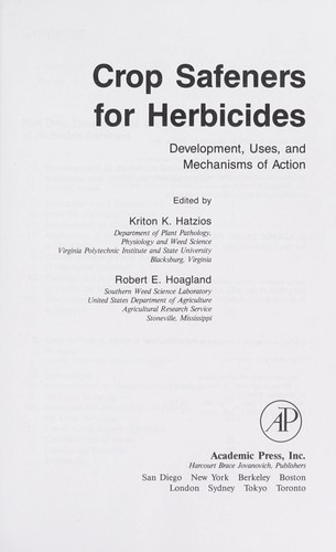 Cover for Crop safeners for herbicides