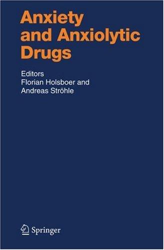 Cover for Anxiety and Anxiolytic Drugs (Handbook of Experimental Pharmacology)