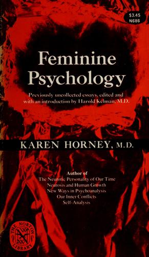 Cover for Feminine Psychology
