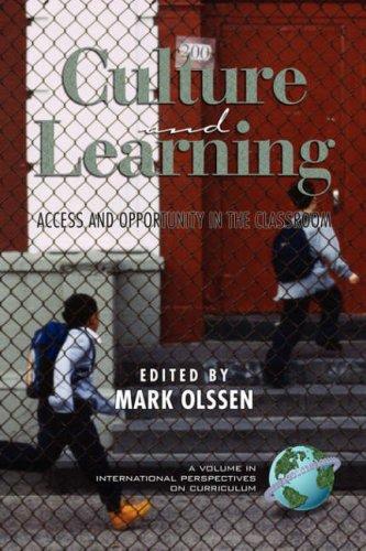 Cover for Culture and Learning