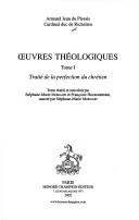Cover for Oeuvres théologiques.