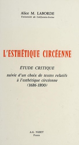 Cover for L' esthétique circéenne