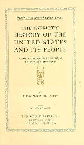Cover for Prospectus and specimen pages.