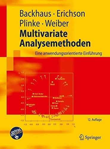 Cover for Multivariate Analysemethoden: Eine anwendungsorientierte Einführung (Springer-Lehrbuch) (German Edition)