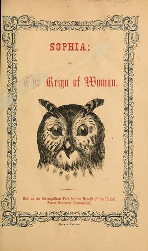 Cover for Sophia