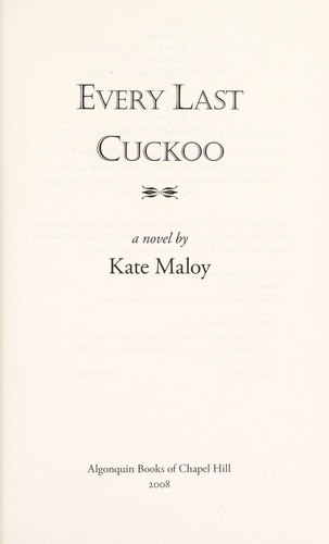 Cover for Every last cuckoo