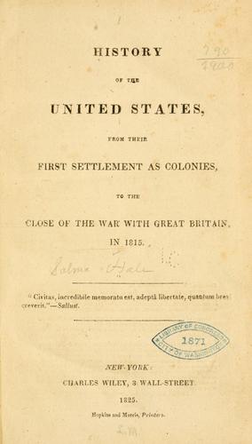 Cover for History of the United States
