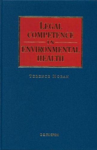 Cover for Legal Competence in Environmental Health