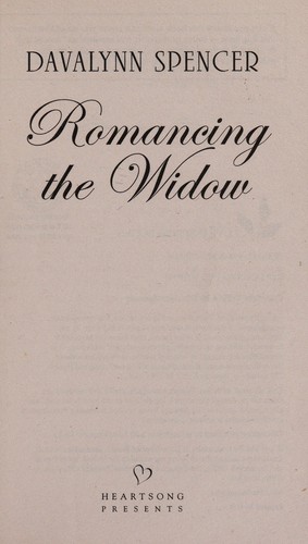 Cover for Romancing the widow