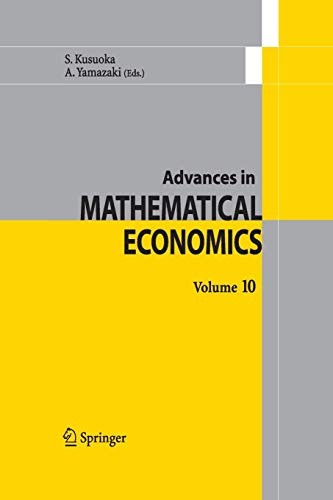 Cover for Advances in Mathematical Economics  Volume 10