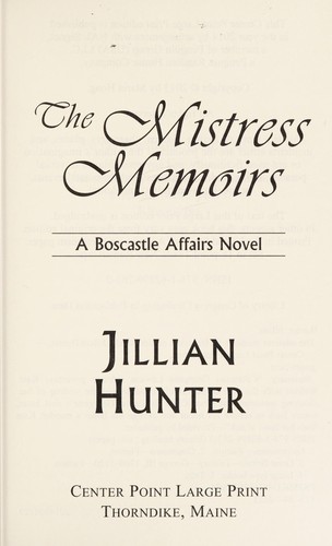 Cover for The mistress memoirs