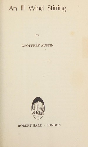 Cover for An ill wind stirring