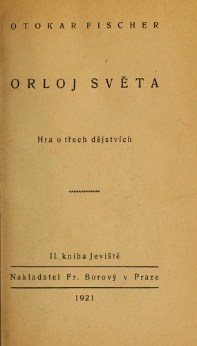 Cover for Orloj světa