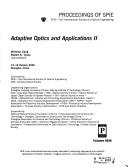 Cover for Adaptive optics and applications II